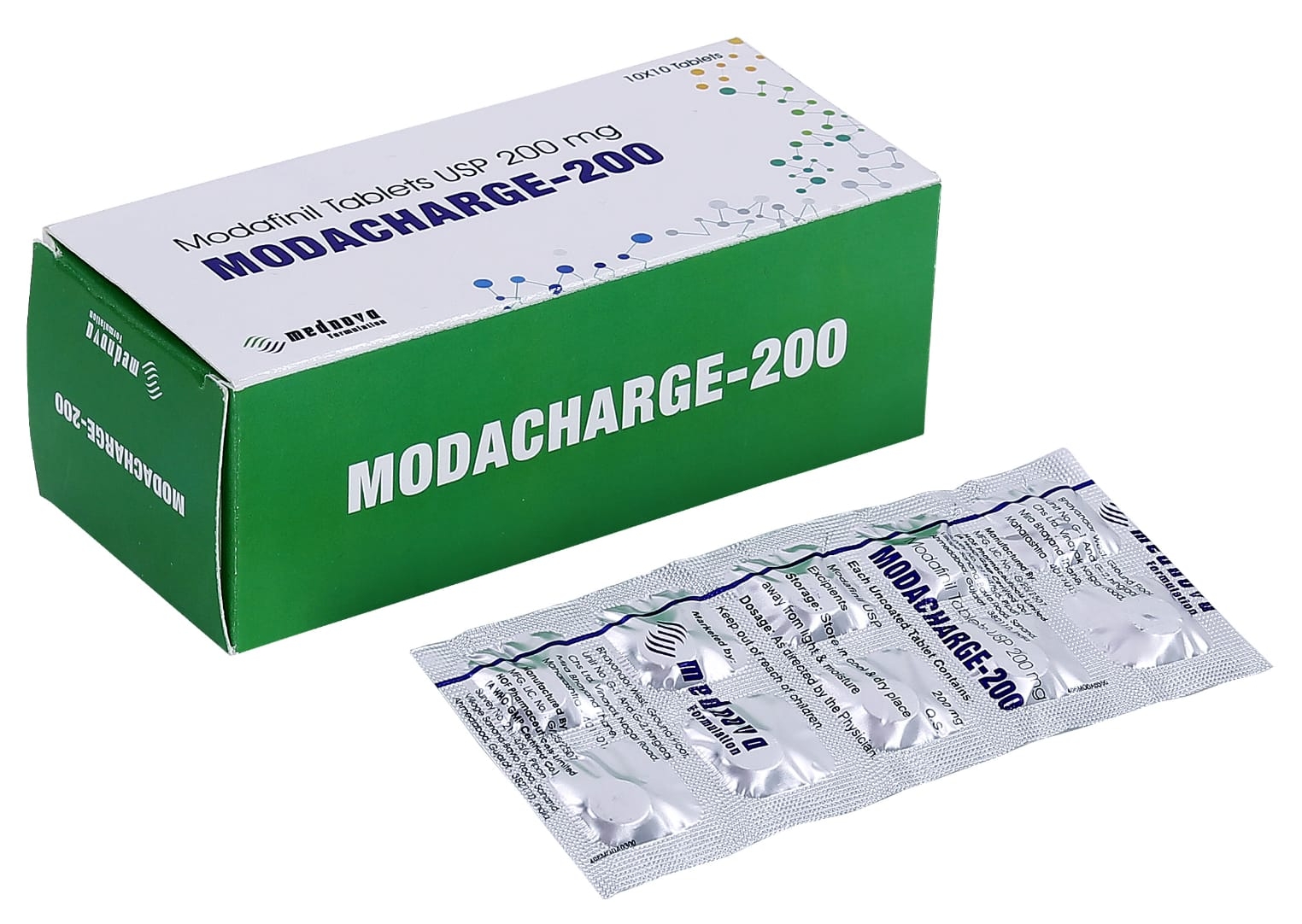 Modafinil Signature – Modacharge 200mg